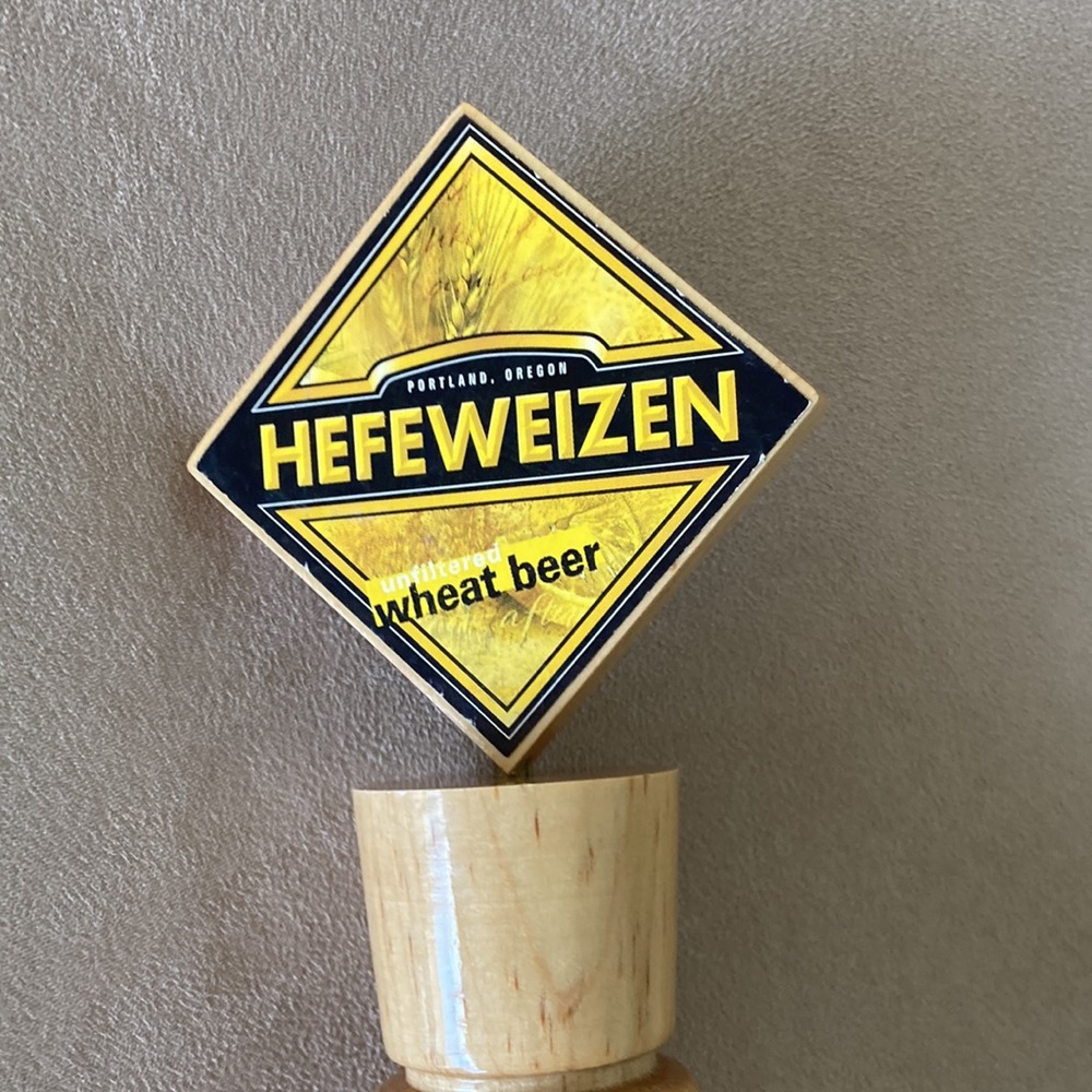 Vintage wooden beer tap handle